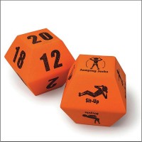 10-Sided Fitness Dice, Pair   556608586